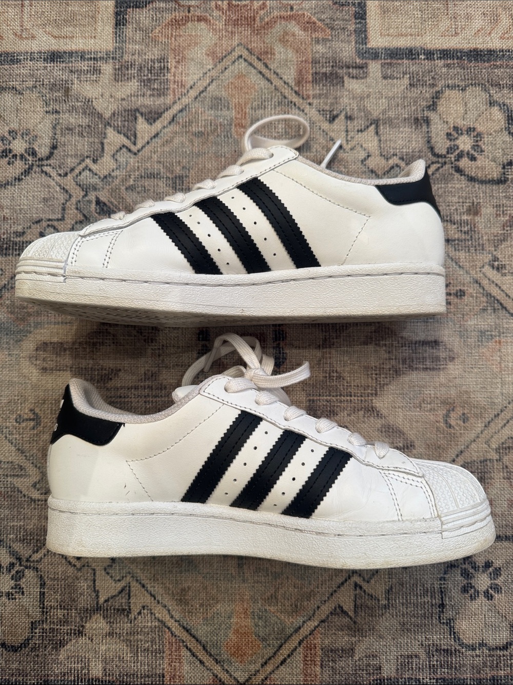 adidas Superstar Sneakers - White & Black